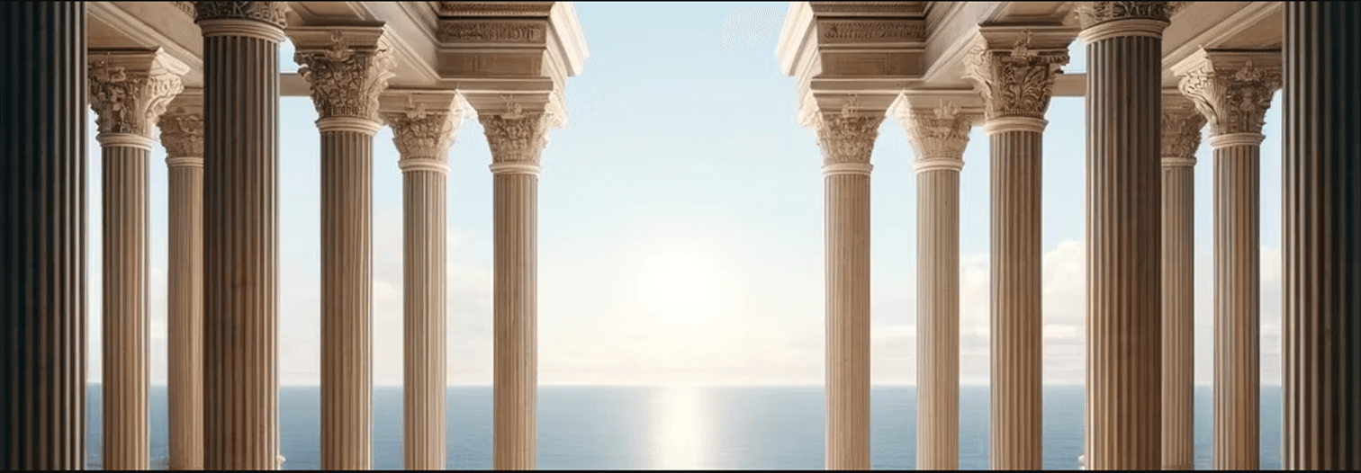 Classical columns background